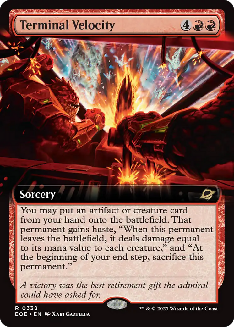 Terminal Velocity (Extended Art) [Edge of Eternities] | Shuffle n Cut Hobbies & Games