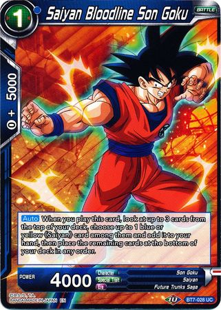 Saiyan Bloodline Son Goku (BT7-028) [Assault of the Saiyans] | Shuffle n Cut Hobbies & Games