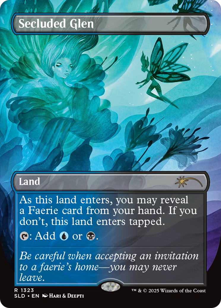 Secluded Glen (Rainbow Foil) [Secret Lair Drop Series] | Shuffle n Cut Hobbies & Games