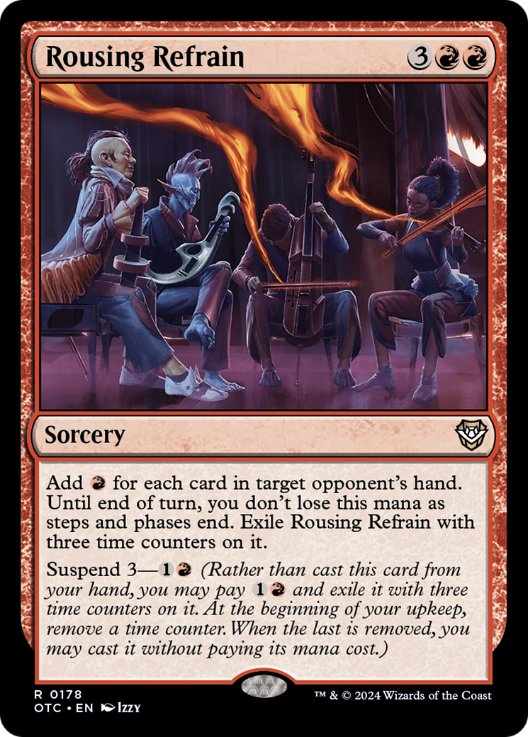 Rousing Refrain [Outlaws of Thunder Junction Commander] | Shuffle n Cut Hobbies & Games