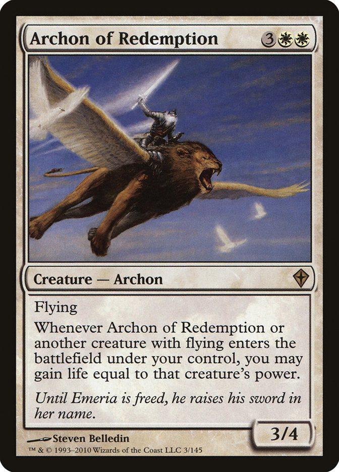 Archon of Redemption [Worldwake] | Shuffle n Cut Hobbies & Games