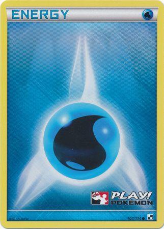 Water Energy (107/114) (Play Pokemon Promo) [Black & White: Base Set] | Shuffle n Cut Hobbies & Games