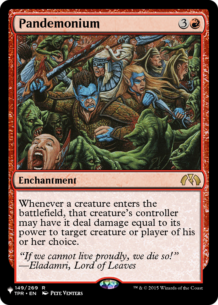 Pandemonium (TPR) [The List] | Shuffle n Cut Hobbies & Games