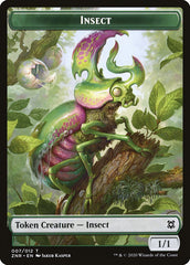Drake // Insect Double-Sided Token [Zendikar Rising Tokens] | Shuffle n Cut Hobbies & Games