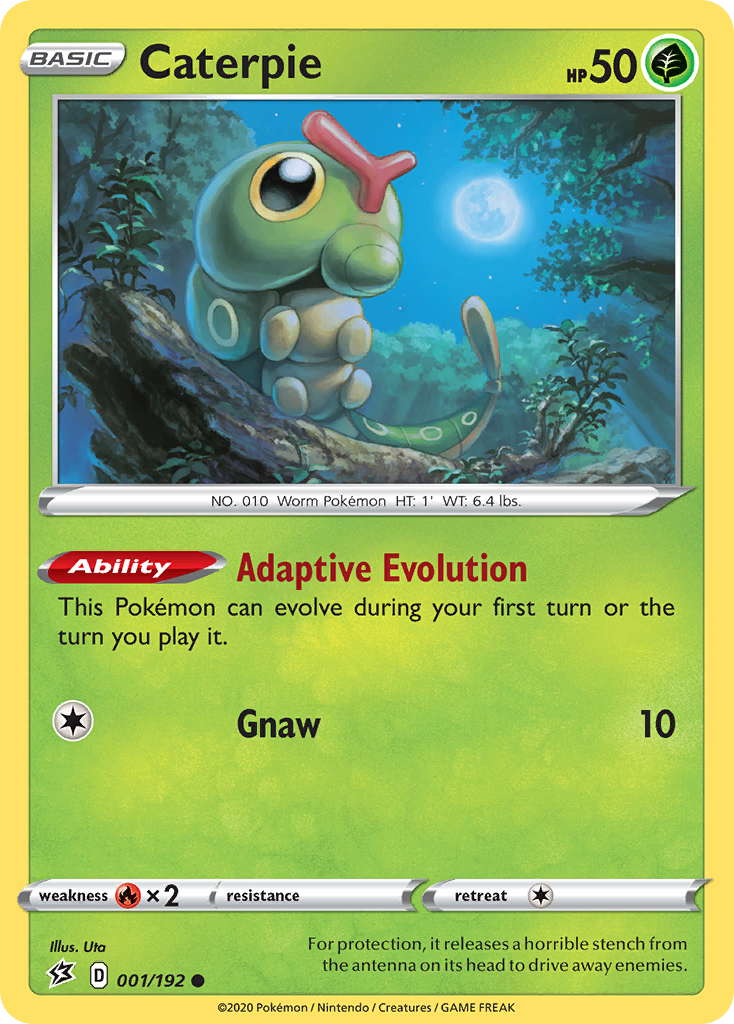 Caterpie (001/192) [Sword & Shield: Rebel Clash] | Shuffle n Cut Hobbies & Games