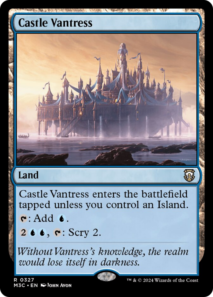 Castle Vantress (Ripple Foil) [Modern Horizons 3 Commander] | Shuffle n Cut Hobbies & Games
