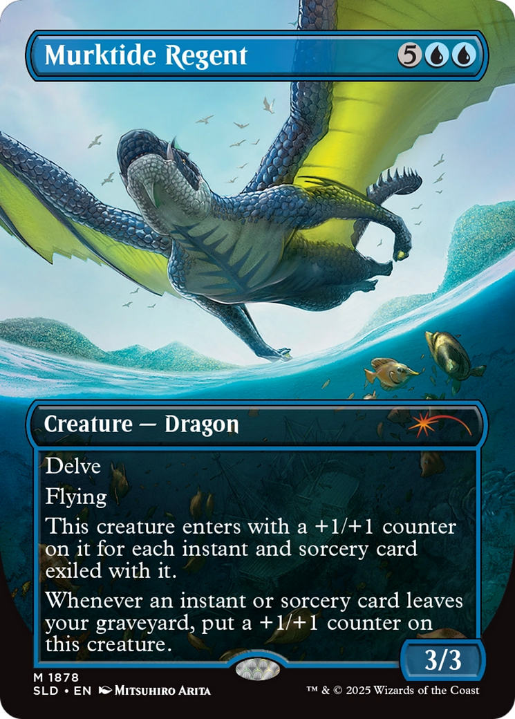 Murktide Regent (Rainbow Foil) [Secret Lair Drop Series] | Shuffle n Cut Hobbies & Games