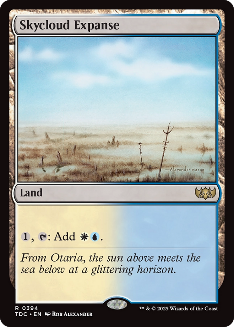 Skycloud Expanse [Tarkir: Dragonstorm Commander] | Shuffle n Cut Hobbies & Games