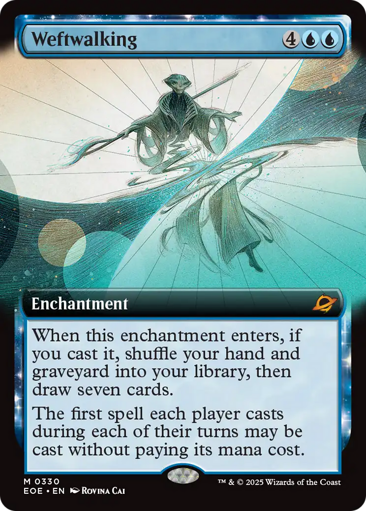 Weftwalking (Extended Art) [Edge of Eternities] | Shuffle n Cut Hobbies & Games