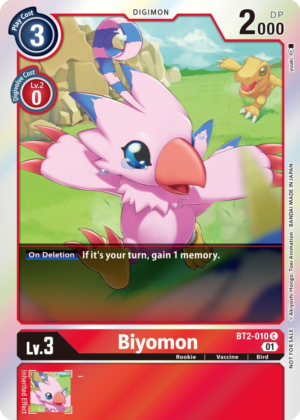 Biyomon [BT2-010] (ST-11 Special Entry Pack) [Release Special Booster Promos] | Shuffle n Cut Hobbies & Games