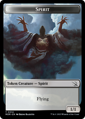 Knight (7) // Spirit (14) Double-Sided Token [March of the Machine Commander Tokens] | Shuffle n Cut Hobbies & Games