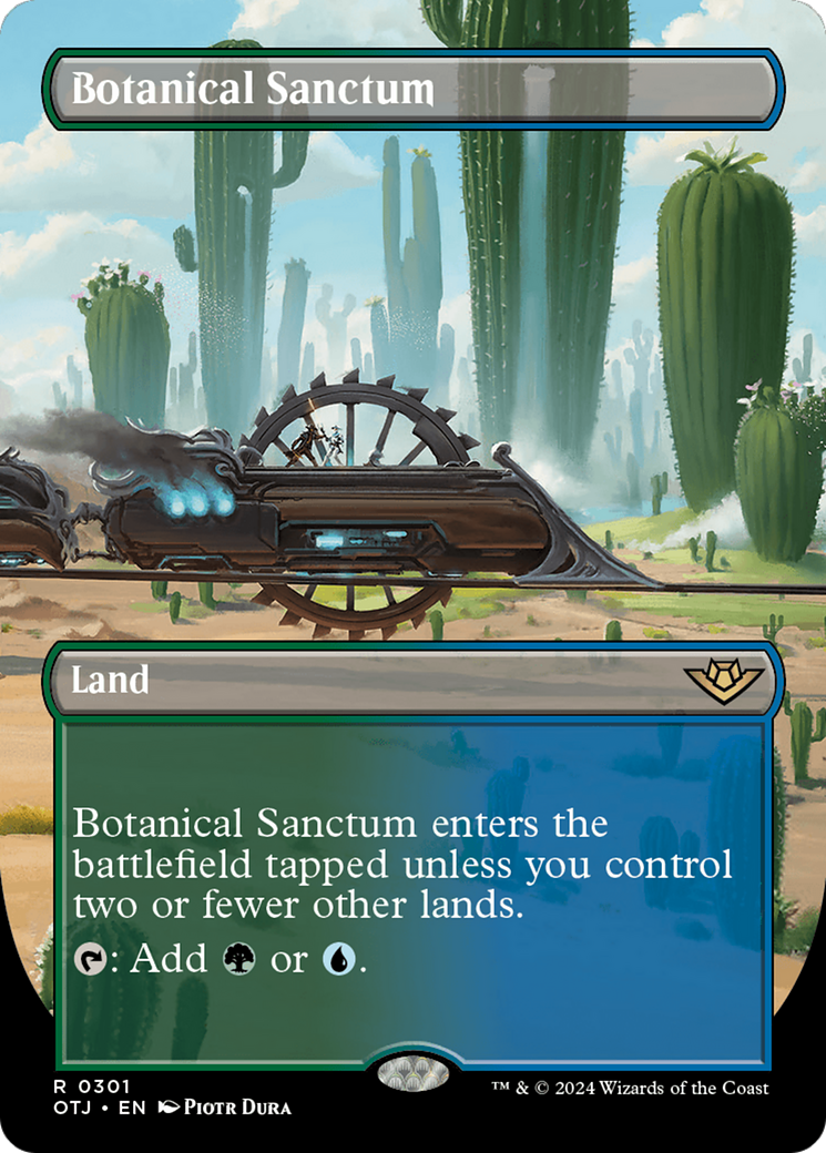 Botanical Sanctum (Borderless) [Outlaws of Thunder Junction] | Shuffle n Cut Hobbies & Games