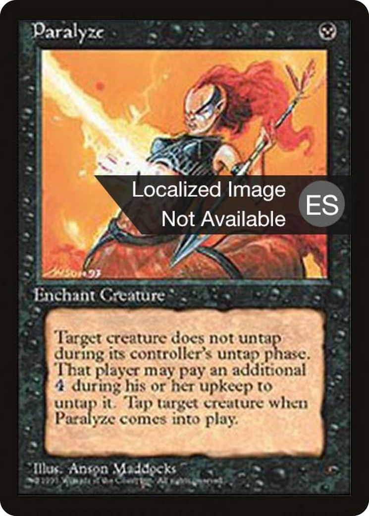 Paralyze [Fourth Edition Foreign Black Border] | Shuffle n Cut Hobbies & Games