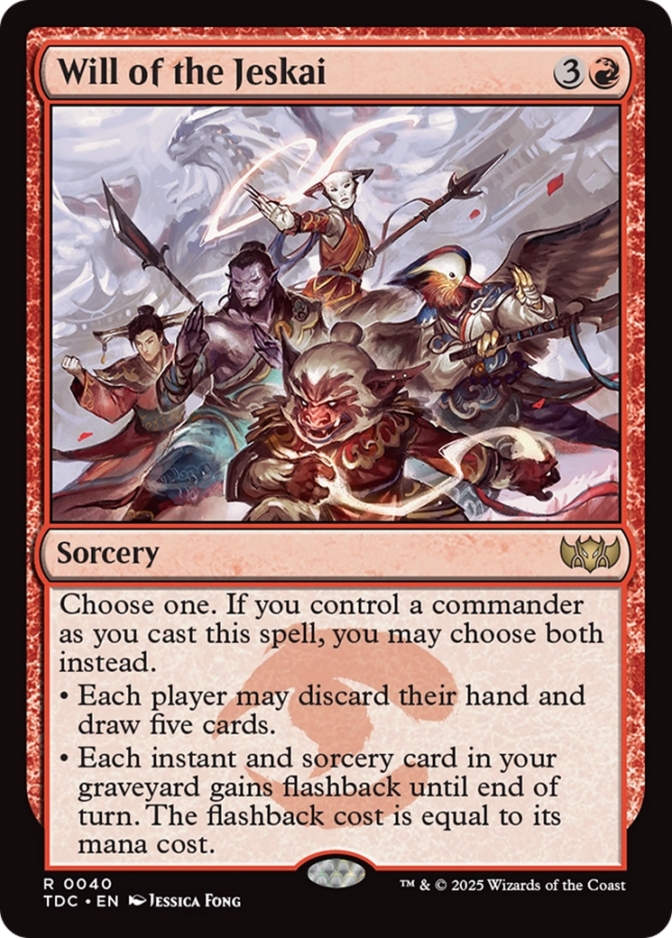 Will of the Jeskai [Tarkir: Dragonstorm Commander] | Shuffle n Cut Hobbies & Games