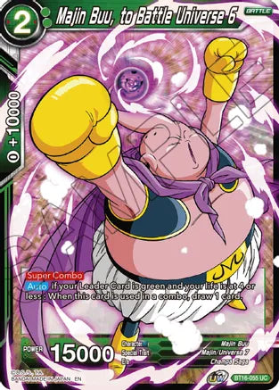 Majin Buu, to Battle Universe 6 (BT16-055) [Realm of the Gods] | Shuffle n Cut Hobbies & Games