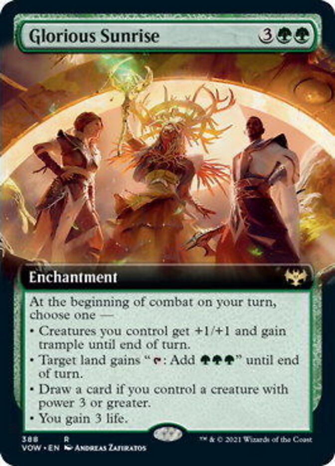 Glorious Sunrise (Extended Art) [Innistrad: Crimson Vow] | Shuffle n Cut Hobbies & Games