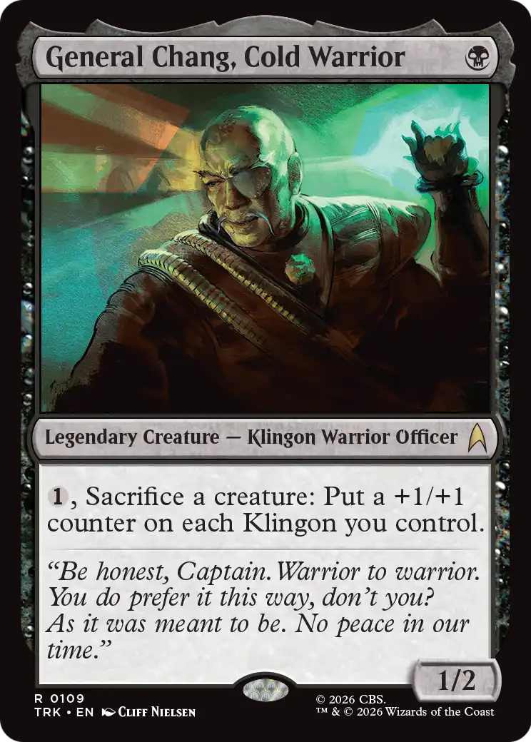 General Chang, Cold Warrior [Star Trek] | Shuffle n Cut Hobbies & Games