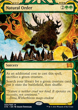 Natural Order (Foil Etched) [Strixhaven: Mystical Archive] | Shuffle n Cut Hobbies & Games
