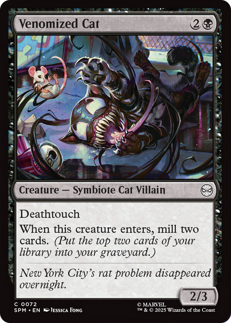 Venomized Cat [Marvel's Spider-Man] | Shuffle n Cut Hobbies & Games