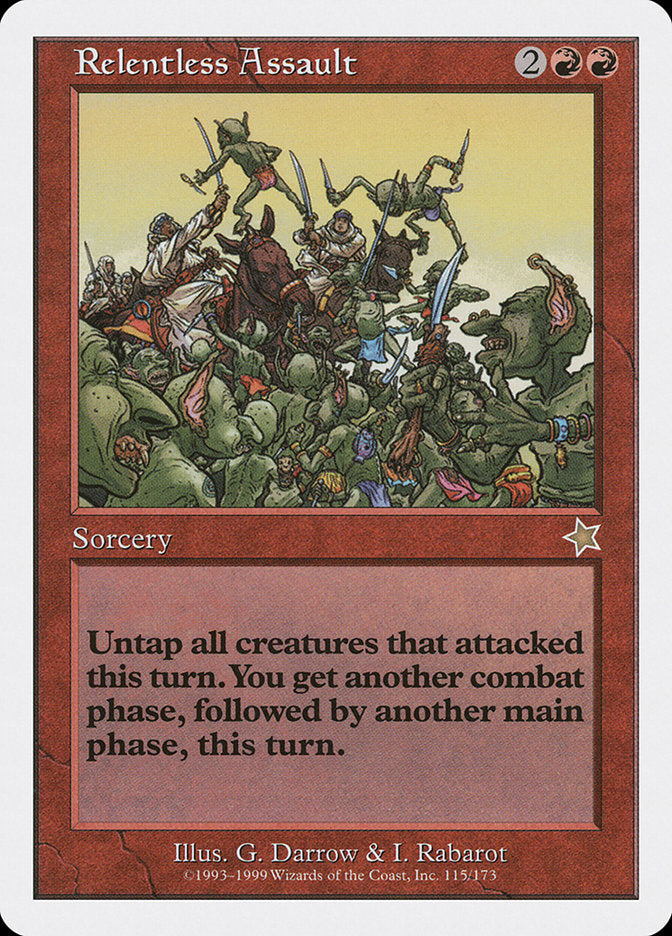 Relentless Assault [Starter 1999] | Shuffle n Cut Hobbies & Games