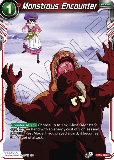 Monstrous Encounter (BT15-026) [Saiyan Showdown] | Shuffle n Cut Hobbies & Games