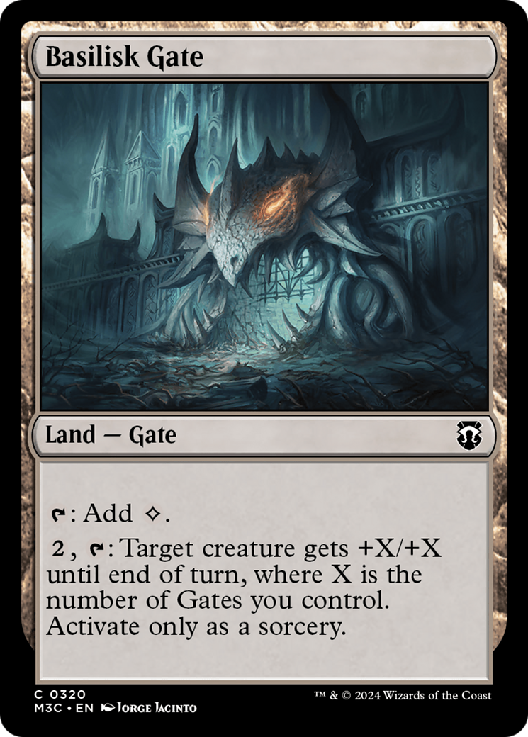 Basilisk Gate (Ripple Foil) [Modern Horizons 3 Commander] | Shuffle n Cut Hobbies & Games