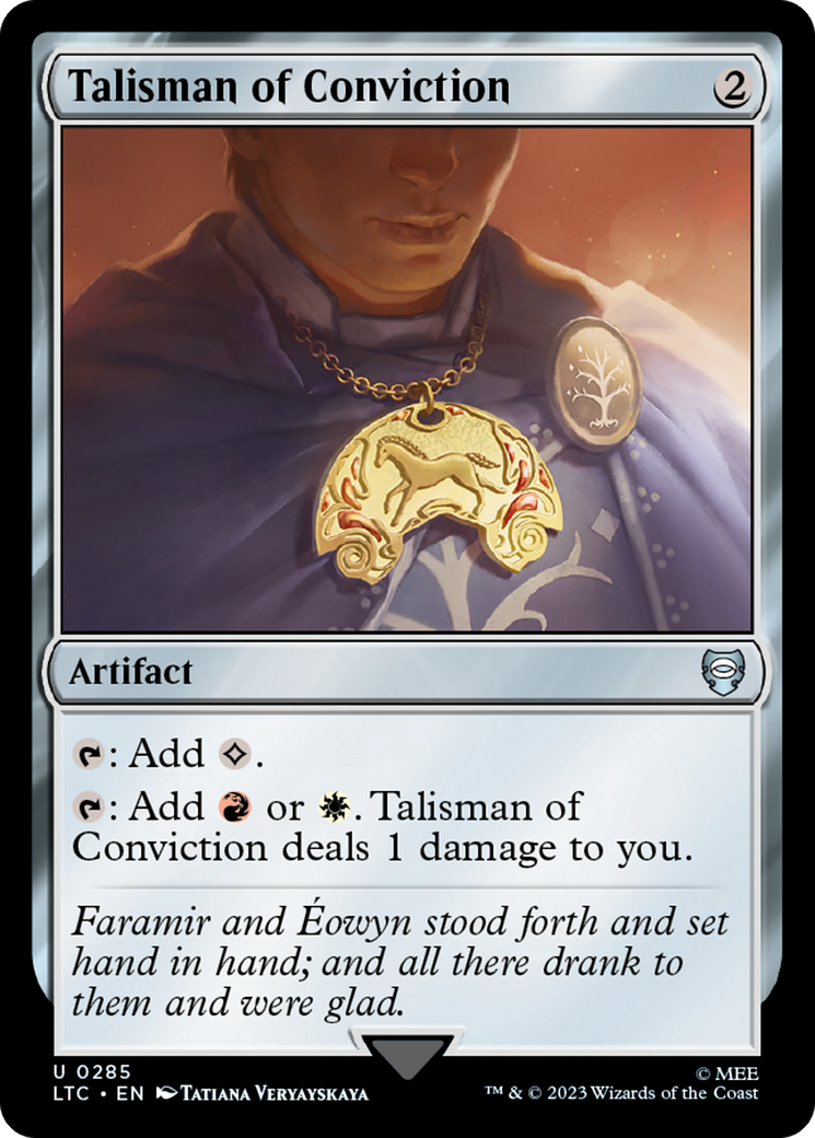 Talisman of Conviction [The Lord of the Rings: Tales of Middle-Earth Commander] | Shuffle n Cut Hobbies & Games