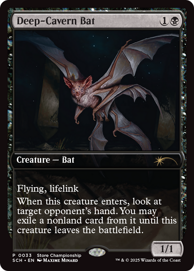 Deep-Cavern Bat [Store Championships 2025] | Shuffle n Cut Hobbies & Games