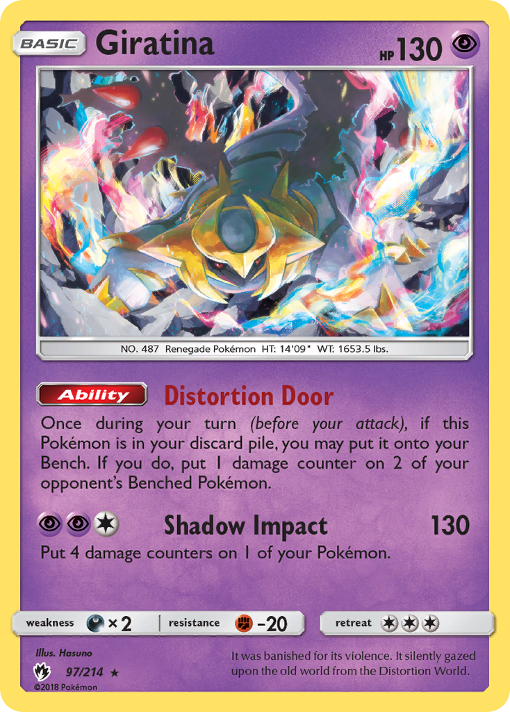 Giratina (97/214) [Sun & Moon: Lost Thunder] | Shuffle n Cut Hobbies & Games