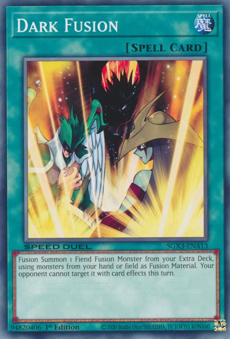 Dark Fusion [SGX3-ENA13] Common | Shuffle n Cut Hobbies & Games
