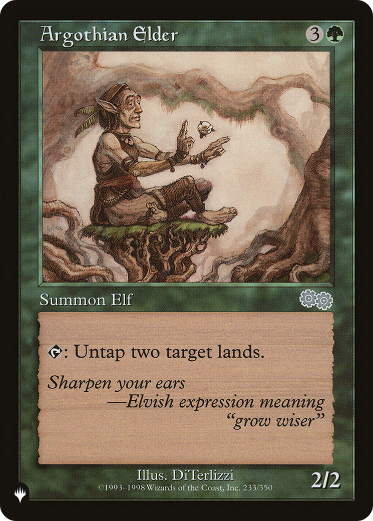 Argothian Elder [The List] | Shuffle n Cut Hobbies & Games