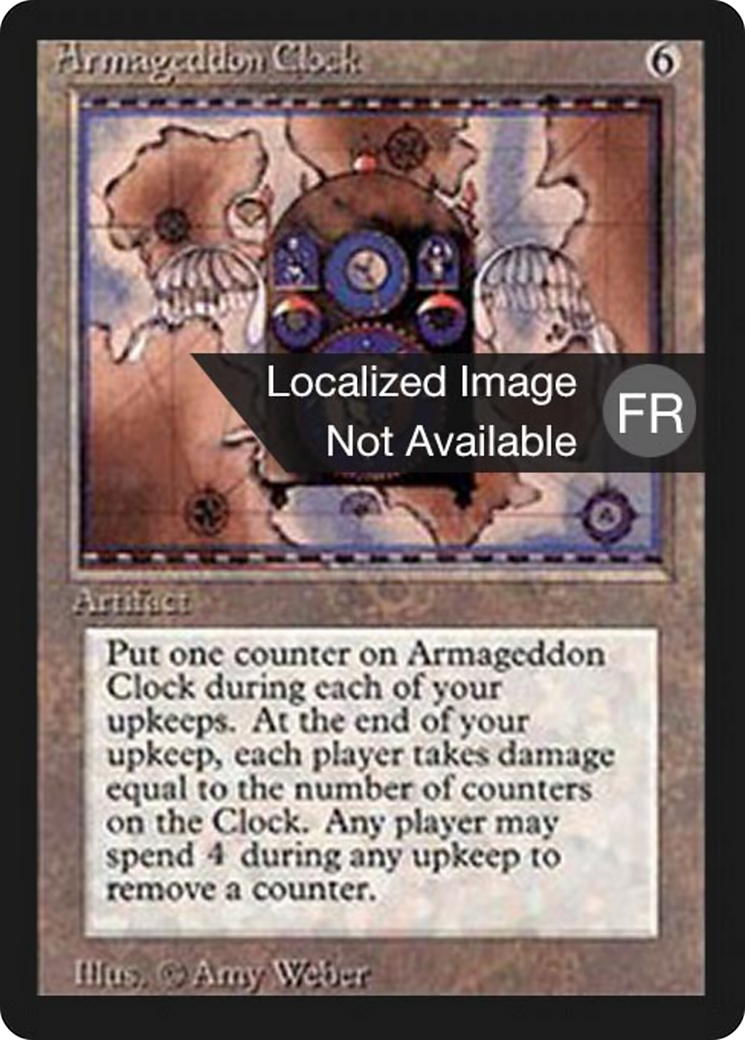 Armageddon Clock [Foreign Black Border] | Shuffle n Cut Hobbies & Games