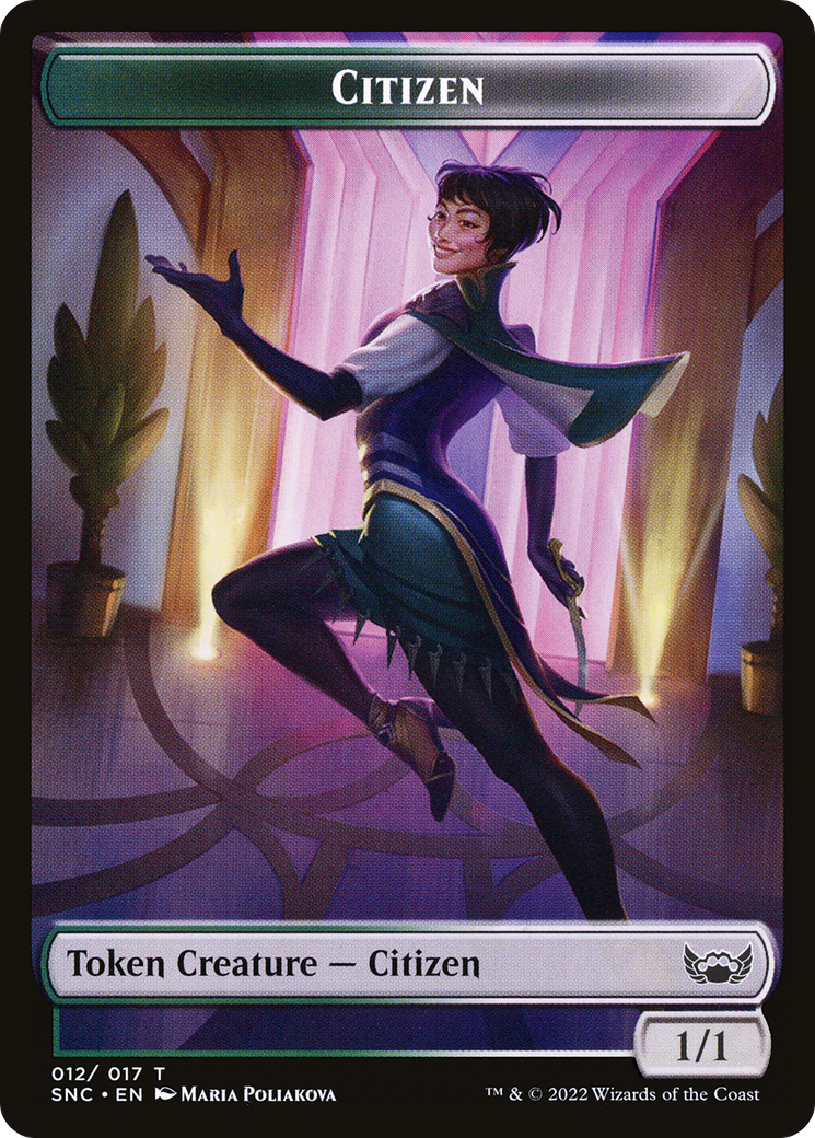 Citizen // Angel Double-Sided Token [The List] | Shuffle n Cut Hobbies & Games