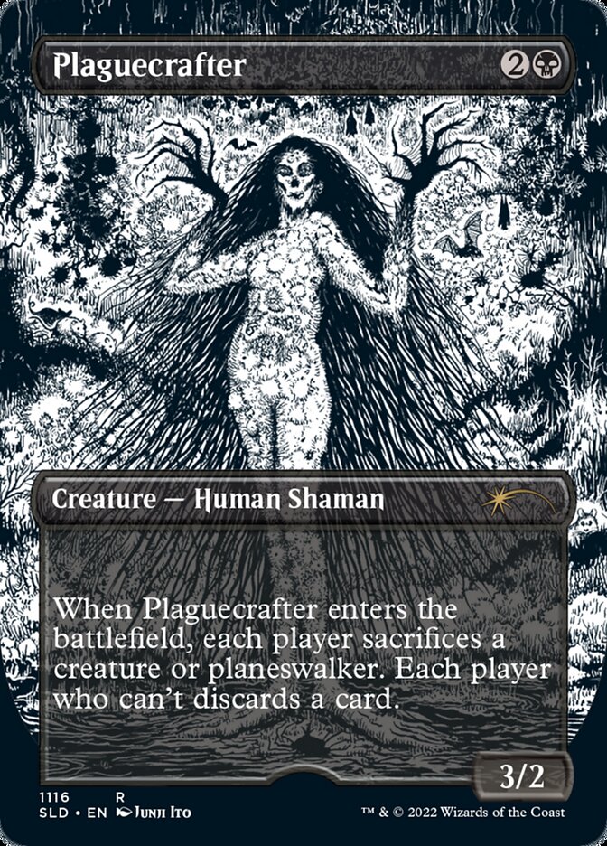 Plaguecrafter (Borderless) [Secret Lair Drop Series] | Shuffle n Cut Hobbies & Games