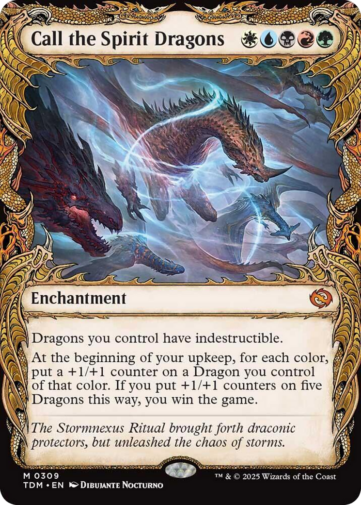 Call the Spirit Dragons (Showcase) [Tarkir: Dragonstorm] | Shuffle n Cut Hobbies & Games