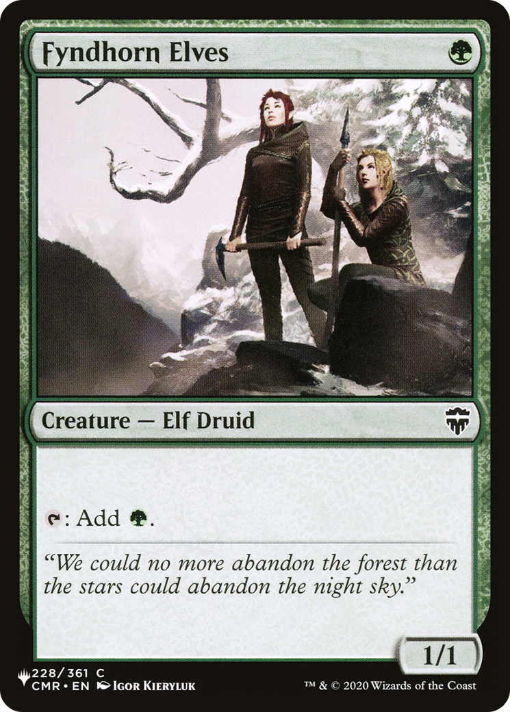 Fyndhorn Elves [The List] | Shuffle n Cut Hobbies & Games