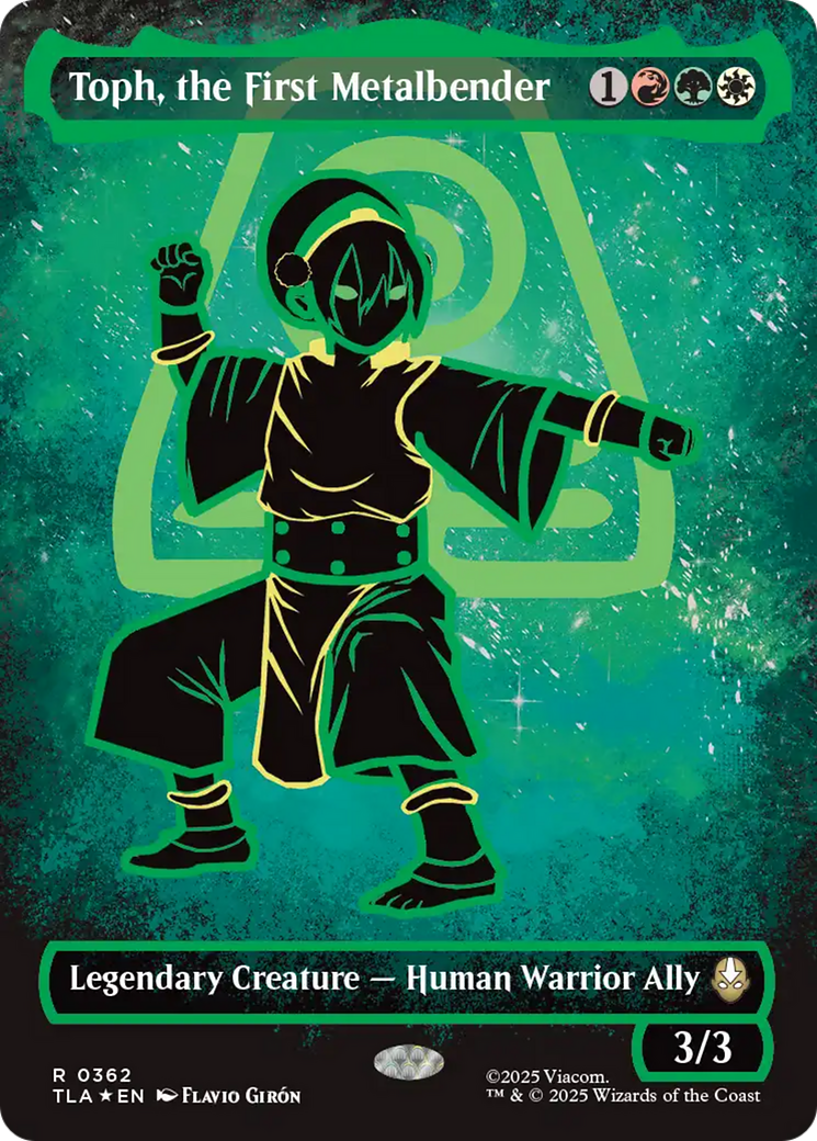 Toph, the First Metalbender (Borderless Battle Pose) [Avatar: The Last Airbender] | Shuffle n Cut Hobbies & Games