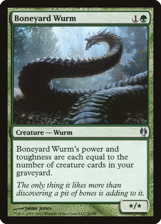 Boneyard Wurm [Duel Decks: Izzet vs. Golgari] | Shuffle n Cut Hobbies & Games