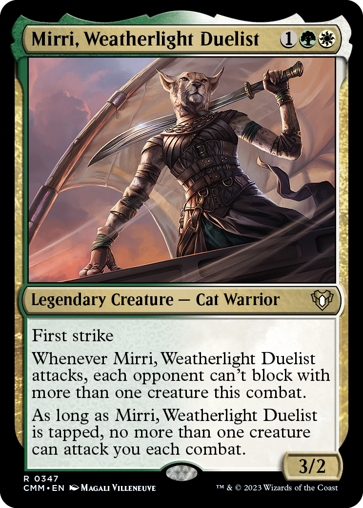 Mirri, Weatherlight Duelist [Commander Masters] | Shuffle n Cut Hobbies & Games