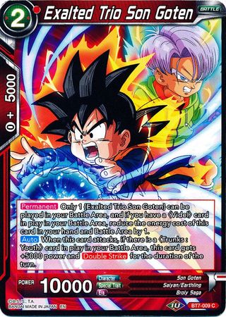 Exalted Trio Son Goten (BT7-009) [Assault of the Saiyans] | Shuffle n Cut Hobbies & Games