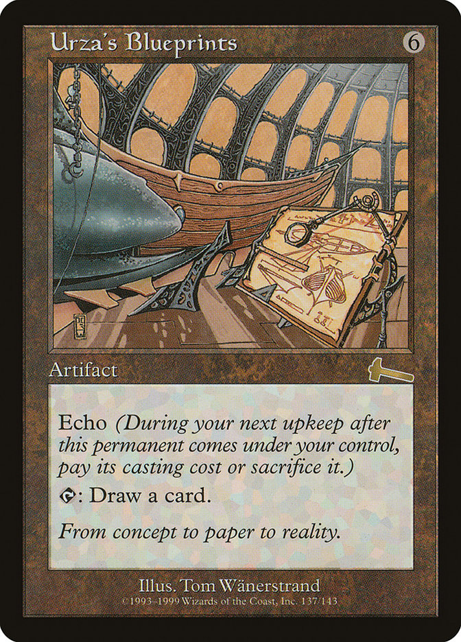 Urza's Blueprints [Urza's Legacy] | Shuffle n Cut Hobbies & Games