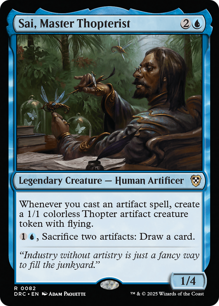 Sai, Master Thopterist [Aetherdrift Commander] | Shuffle n Cut Hobbies & Games