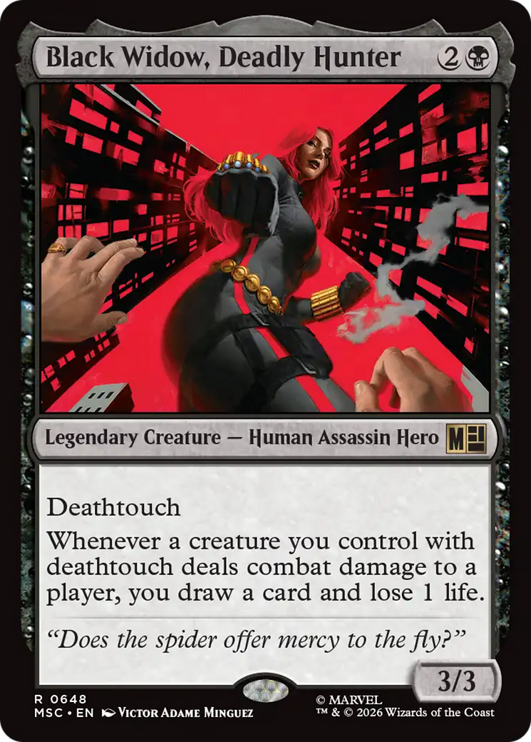 Black Widow, Deadly Hunter [Marvel Super Heroes Commander] | Shuffle n Cut Hobbies & Games