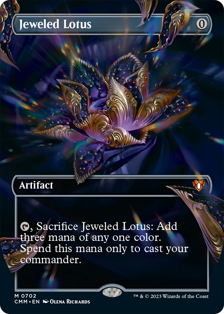 Jeweled Lotus (Borderless Frame Break) [Commander Masters] | Shuffle n Cut Hobbies & Games