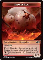 Dragon Egg // Dragon (0013) Double-Sided Token [Tarkir: Dragonstorm Commander Tokens] | Shuffle n Cut Hobbies & Games