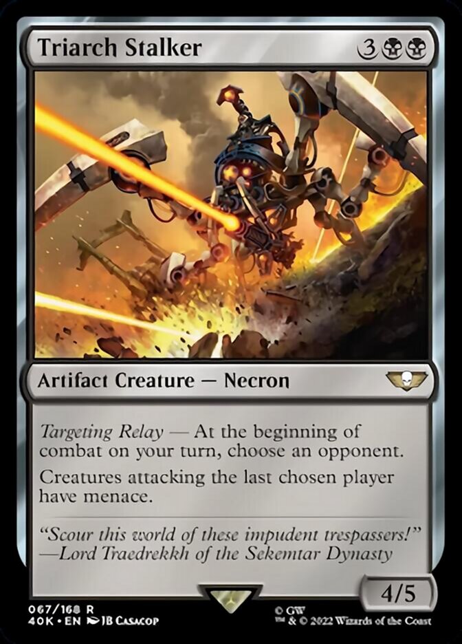 Triarch Stalker (Surge Foil) [Warhammer 40,000] | Shuffle n Cut Hobbies & Games
