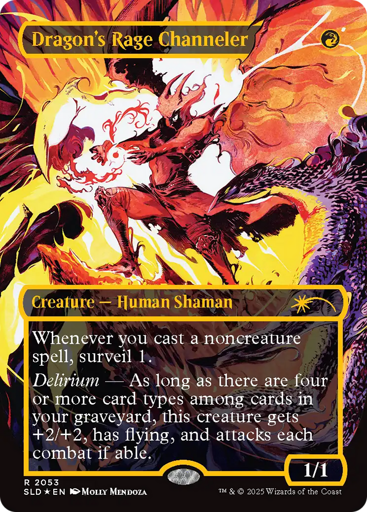 Dragon's Rage Channeler (2053) (Raised Foil) [Secret Lair Drop Series] | Shuffle n Cut Hobbies & Games