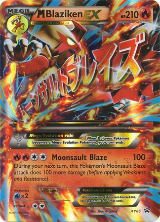 M Blaziken EX (XY86) (Jumbo Card) [XY: Black Star Promos] | Shuffle n Cut Hobbies & Games