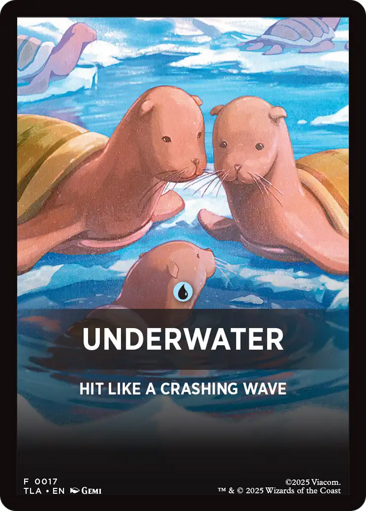 Underwater Theme Card [Avatar: The Last Airbender Tokens] | Shuffle n Cut Hobbies & Games