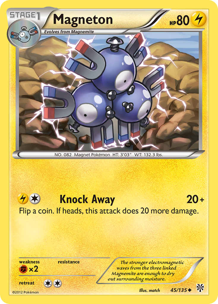 Magneton (45/135) [Black & White: Plasma Storm] | Shuffle n Cut Hobbies & Games